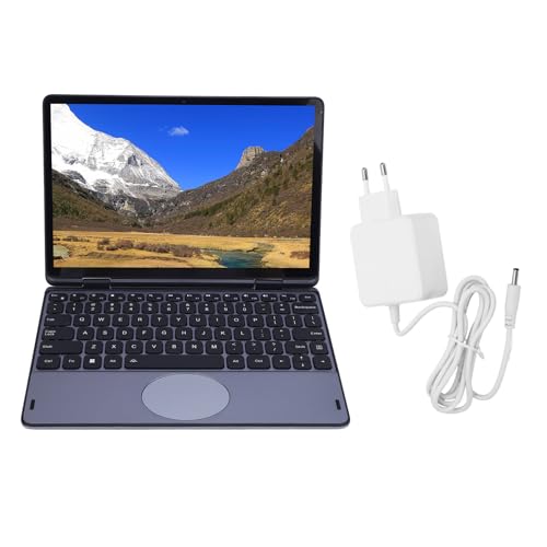 YUEHISY 11 -Zoll -Touchscreen -Laptop, 360 -Grad -Flip -Cabrio -Laptop -Computer, 16 GB DDR4 128G M.2 SSD, Doppelband -WiFi, Fingerabdruck -Entsperren, 3,40 GHz für die Arbeit (EU-Stecker) von YUEHISY
