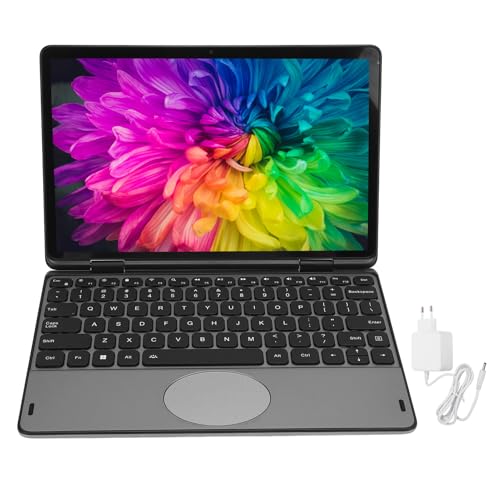 YUEHISY 11 -Zoll -Touchscreen -Laptop, 360 -Grad -Flip -Cabrio -Laptop -Computer, 16 GB DDR4 512G M.2 SSD, Doppelband -WiFi, Fingerabdruck -Entsperren, 3,40 GHz für die Arbeit (EU-Stecker) von YUEHISY