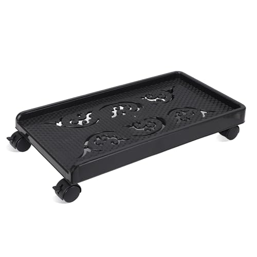 YUEHISY CPU-Stand Unter Schreibtisch, Mobiler Halter mit 4 Verriegelten Caster-Rädern, 30kg Starke Last, Universal Computer Riser, für PC Tower und Home Storage von YUEHISY