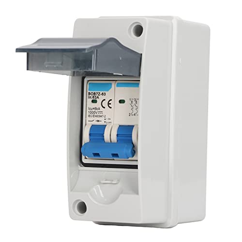 YUEHISY DC -Isolator -Solarschalter, Trennung Box 63A Solar Panel Combiner PV -System IP65 -Überwachung, Schnelle Installation, Überspannungsschutz von YUEHISY