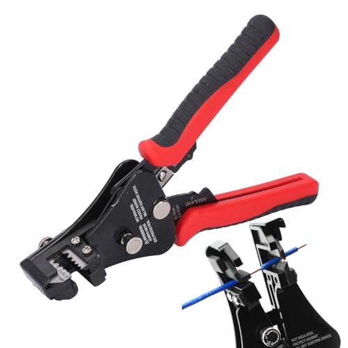YUEHISY Drahtstripper Crimper Cutter, 3 in 1 Werkzeug für 10 12 14 16 17 AWG Drahtabstreifen 10 Bis 22 AWG Crimp, für Kupfermantelte Kabelschnitte von YUEHISY