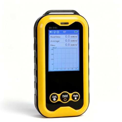 YUEHISY EMF-Messgerät, 3-in-1 2,4-Zoll-TFT-LCD-Bildschirm Handheldelomagnetischer Detektor für EF MF RF, Genaue Multifunktionale Strahlungstester von YUEHISY