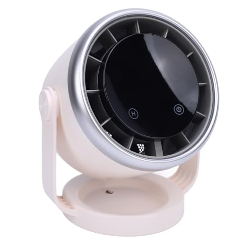 YUEHISY Luftzirkulator-Ventilator, Leiser Elektrischer Tischventilator mit um 360 ° Verstellbarem Neigungskopf, 6-Gang-Windkraft, Intelligentes Timing, Touch-Steuerung, für Zuhause, Büro von YUEHISY
