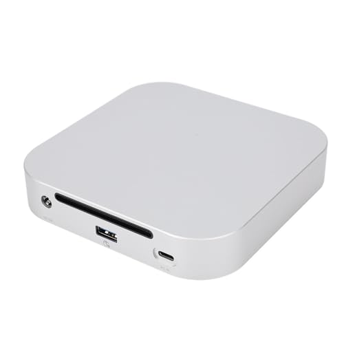 YUEHISY Mac M4 Dock, Aluminiumlegierstand Hub mit Dual M.2 SSD -Slots 10Gbit / S USB A Ports Speicherspeicher -Speicherkartenleser für Mac M4 (EU-Stecker) von YUEHISY