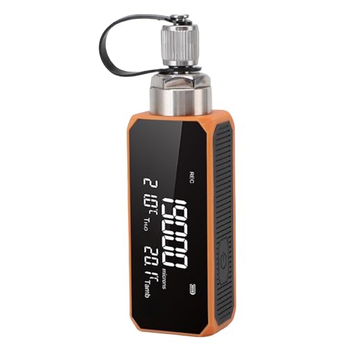 YUEHISY Mini Wireless Digital Vakuumtester mit 1-19000 Mikromikronen, Zielalarm, Historische Datenabfrage, Exporte Excel PDF-Bericht, Robuste ölprofessionelle Gehäuse von YUEHISY