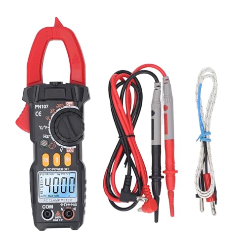 YUEHISY Multimeter mit Digitaler Klemmmesser mit Rückbeleuchtung Taschenlampe, NCV -AMP -Ohm -Volt -Tester für Wechselstrom/Gleichstrom, Spannung, Kapazität, Temperatur von YUEHISY