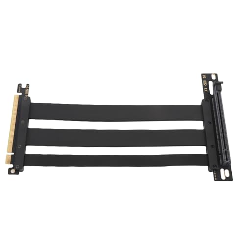 YUEHISY PCIe 4.0 Riser -Kabel, PCIe 4.0 X16 GPU -Verlängerungskabel, 90 -Grad -Winkel, Hohe Geschwindigkeit, Flexible Grafikkartenverlängerungsanschluss für RTX4090 (10 cm) von YUEHISY