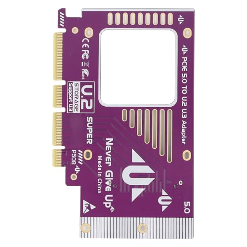 YUEHISY PCIe an U.2 U.3 Adapter, Support U.2 U.3 Festplatten, Verbesserung der Systemleistung, Rückwärtskompatibel mit PCIe 4.0 3.0 2.0 Slots YUEHISY PCIe an U.2 U.3 Adapter, Support U.2 U.3 Festplatten, Verbesserung der Systemleistung, Rückwärtskompatibel mit PCIe 4.0 3.0 2.0 Slots von YUEHISY