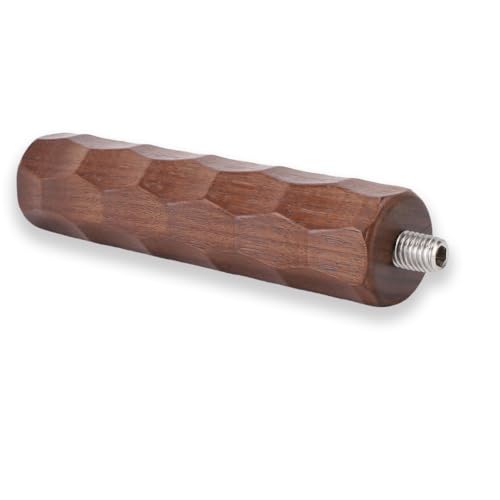 YUEHISY Portafilter-Griff Massivholz M10 Gewinde-Walnuss-Holz Ersatz Griff, Ergonomischer Griff für Espresso-Kaffee Maschine von YUEHISY