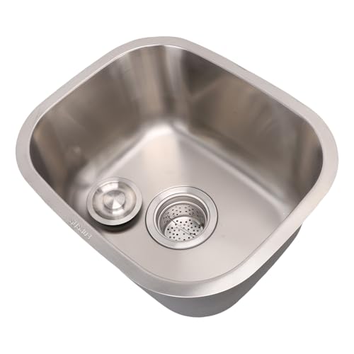 YUEHISY Single Bowl Küchenspüle, Integrierter Bau für die Küchenbar Badezimmer für Wäschereien Badezimmer Bauernhaus YUEHISY Single Bowl Küchenspüle, Integrierter Bau für die Küchenbar Badezimmer für Wäschereien Badezimmer Bauernhaus von YUEHISY