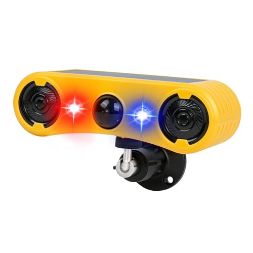 YUEHISY Solarbewegungsalarm mit Strobe -Licht - 1200mAh IP65 Hörer Visueller Alarm, 129 DB 13 Sound 4 Modi Optionen, für den Schutz des Landwirtschaftlichen Hofzauns YUEHISY Solarbewegungsalarm mit Strobe -Licht - 1200mAh IP65 Hörer Visueller Alarm, 129 DB 13 Sound 4 Modi Optionen, für den Schutz des Landwirtschaftlichen Hofzauns von YUEHISY