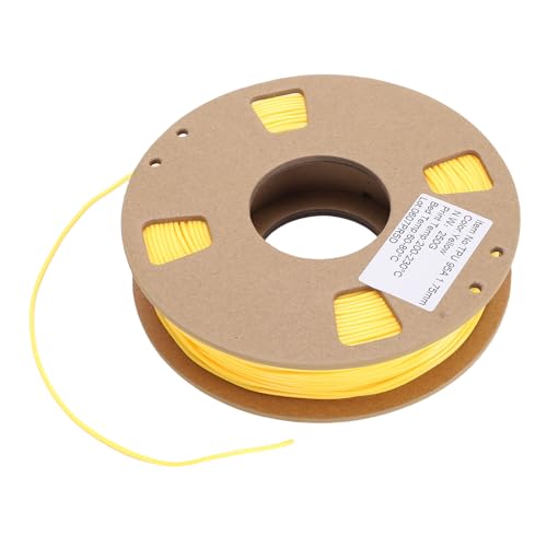 YUEHISY TPU -Filament, 95A 1,75 Mm Flexibler 3D -Drucker -Filamentersatz mit ± 0,02 Mm Genauigkeit, Niedriger Deformation für die Meisten 3D -Drucker (YELLOW) von YUEHISY