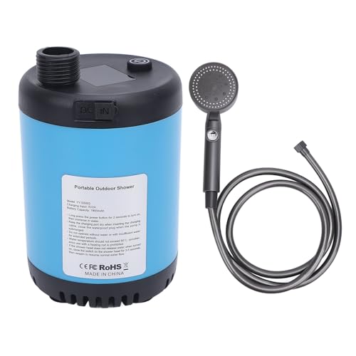 YUEHISY Tragbare Camping -Dusche, Wiederaufladbare 7800 -mAh -Duschpumpe mit Duschkopf und 2m Schlauch für Wanderweg Im Freien Im Freien YUEHISY Tragbare Camping -Dusche, Wiederaufladbare 7800 -mAh -Duschpumpe mit Duschkopf und 2m Schlauch für Wanderweg Im Freien Im Freien von YUEHISY