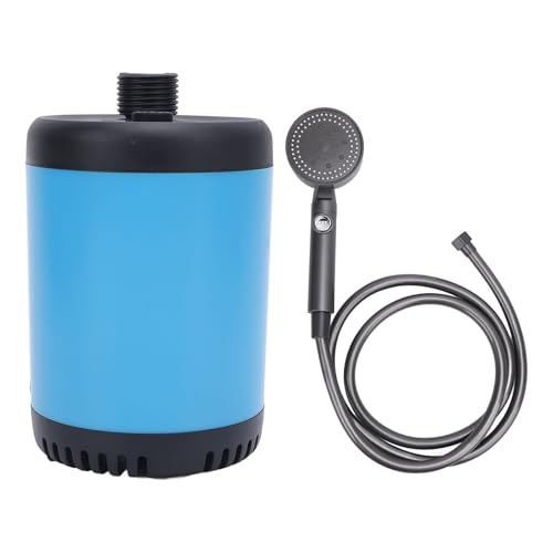 YUEHISY Tragbare Dusche Zum Camping, 7800 MAH Wiederaufladbare Camping -Duschpumpe mit 2 M Schlauch, Duschbeutel Zum Wandern, Klettern, Waschen des Autos von YUEHISY