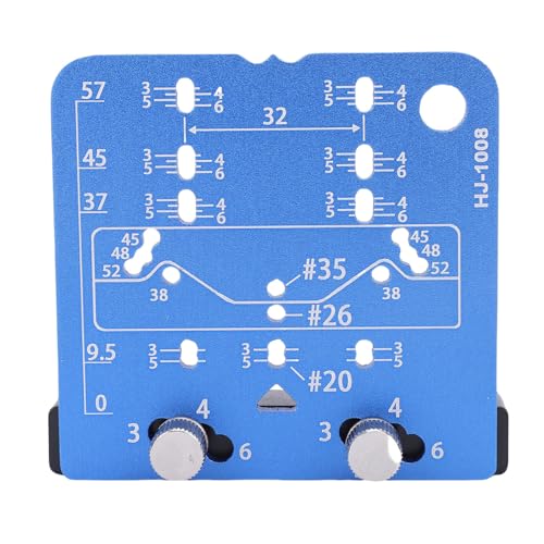 YUEHISY Versteckte Scharnier -Scherzpositionsplatte, 26 Mm 35 Mm Vorlage für Schrankscharniere, Aluminiumlegierung mit Ausrichtungssteckplatz für Schnelle Installation YUEHISY Versteckte Scharnier -Scherzpositionsplatte, 26 Mm 35 Mm Vorlage für Schrankscharniere, Aluminiumlegierung mit Ausrichtungssteckplatz für Schnelle Installation von YUEHISY
