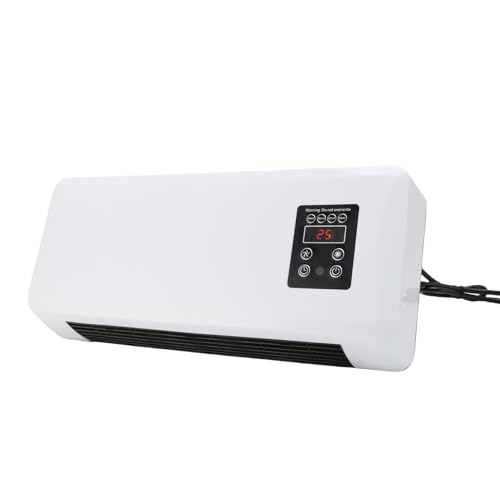 YUEHISY Wandmontiertes Heizungskühler, Energieeffizienter Dual -Saison -Wechselstrom & Heizung für Schlafzimmer, zu Hause, mit Fernbedienung (EU-Stecker 220V) von YUEHISY