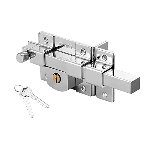 Garagentorschloss, 50 mm, Langwurf-Tor, Schuppen, Türschloss für Gartentor, mit 2 Schlüsseln Garagentorschloss, 50 mm, Langwurf-Tor, Schuppen, Türschloss für Gartentor, mit 2 Schlüsseln von YUEHUA