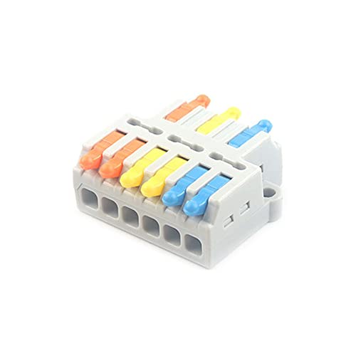 YUEHUINIAO Quick Splitter 3 in 6/9 Out Drahtverbinder Verdrahtung Kabelverbinder Push-in Leiterblock YUEHUINIAO Quick Splitter 3 in 6/9 Out Drahtverbinder Verdrahtung Kabelverbinder Push-in Leiterblock von YUEHUINIAO