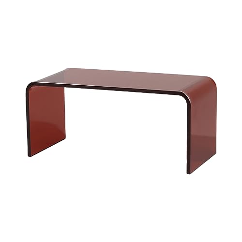 Acryl Display Stand,Transparentes Display Regal, Acryl-Display-Riser, 5 mm, Rot, mehrere Größen(30 x 15 x 15cm) von YUEKOPOU