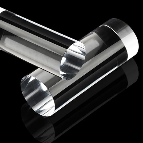 Acryl-Dübel-Stab, klarer Acryl-Stab, Acrylic Dowel Rod, 80Mm Dia 180-300Mm Length Clear Acrylic Round Rod for DIY Crafts Display Base,180mm(250mm) von YUEKOPOU