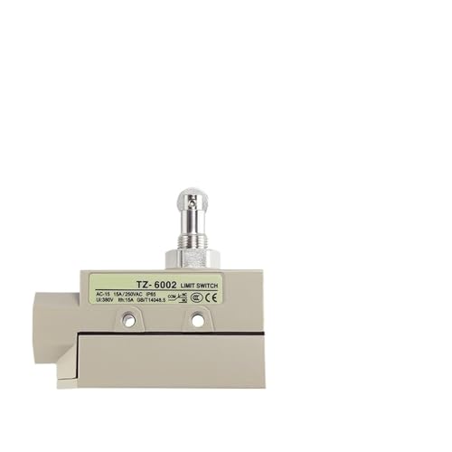 Endschalter, Drehimpulsgeber, wasserdichter Schalt TZ-6 Series Horizontal Limit Switch - NO NC 380V Metal Roller Head Travel Switch - IP65 Waterproof for Industrial Applications(TZ-6002) von YUEKOPOU
