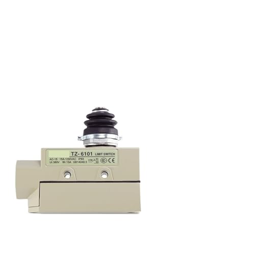 Endschalter, Drehimpulsgeber, wasserdichter Schalt TZ-6 Series Horizontal Limit Switch - NO NC 380V Metal Roller Head Travel Switch - IP65 Waterproof for Industrial Applications(TZ-6101) von YUEKOPOU