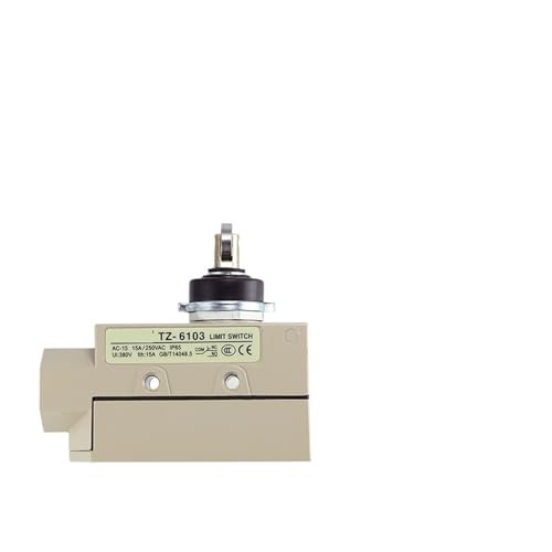 Endschalter, Drehimpulsgeber, wasserdichter Schalt TZ-6 Series Horizontal Limit Switch - NO NC 380V Metal Roller Head Travel Switch - IP65 Waterproof for Industrial Applications(TZ-6103) von YUEKOPOU