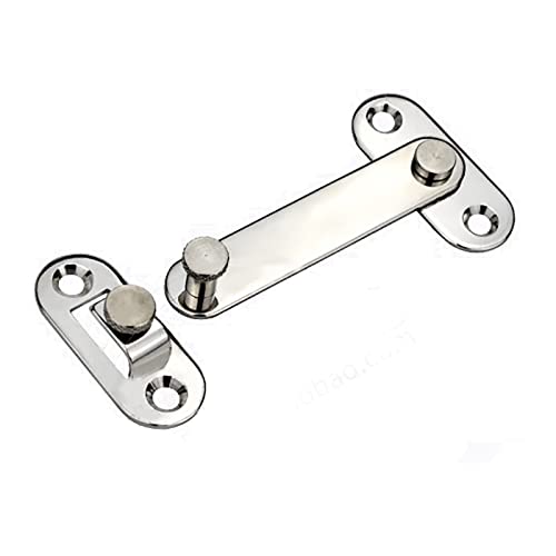 Federbelastete Verriegelung, Hasp-Verriegelung, Sliding Bolt Door Latch With Magnetic Catch And Hook Hasp Stainless Steel 304 Multicolor(J8) von YUEKOPOU