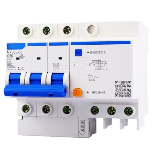 Leckageschutz, Luftschalter, Leistungsschalter, Pa 6A 10A 16A 20A 32A 40A 50A 63A RCBO Residual Current Operated Circuit Breaker(40a) von YUEKOPOU
