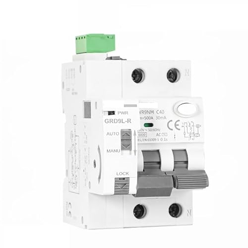 Leckageschutz, Luftschalter, Leistungsschalter, Pa Automatic Reclosing RCBO Type A/Type AC 2P 40A 30mA 220VAC(Type a 2p 40a) von YUEKOPOU