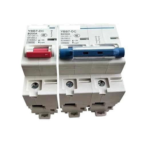 Leckageschutz, Luftschalter, Leistungsschalter, Pa DC 2P DC Circuit Breaker 12-125V 80A/100A/125A/200A/250A Miniature Automatic Protector Electric Vehicle Battery Protection(125a,1P) von YUEKOPOU
