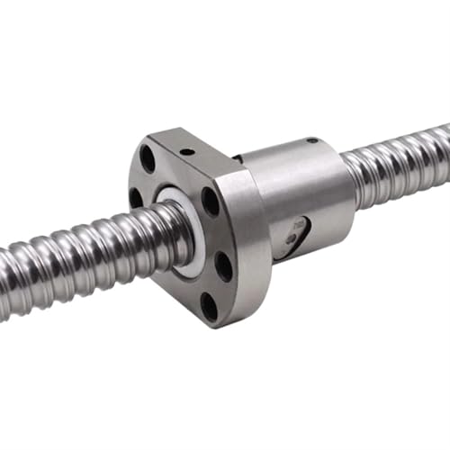 Maszyna sterująca śrubą kulową z podwójną nakrętką High Precision SFU1610 Rolled Ball Screw C7 with Single Nut - Length for CNC Machines and Automation Systems(150mm) von YUEKOPOU