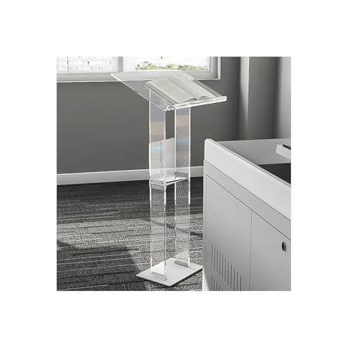 Podium, Podiumständer, Acryl Podium Stand Transparent Mit Lagerung for Kirchen Klassenzimmer Mehrere Größen(Mobile) von YUEKOPOU