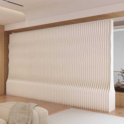 Raumteiler, faltbare Sichtschutzwände, Folding Room Divider Screen, Portable Privacy Partition Separator Wall - Choice of Size(L400 x W26 x H200 Cm) von YUEKOPOU
