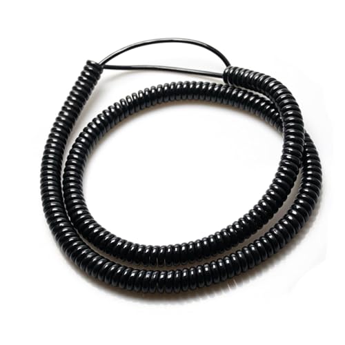 Teleskopisches Spulenkabel, einziehbares Kabel, Coiled Power Cord 13-22AWG 2-3 Core 2.5-7.5 meters(2 Core 18awg,Line length 7.5 meter) von YUEKOPOU