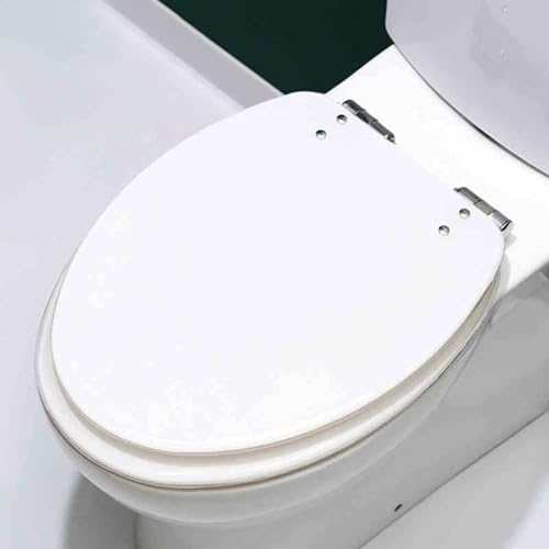 Toilettensitz, langsam schließender Toilettensitz Slow Close Resin Toilet Seat Multicolor 44x36.5cm(Style-11) von YUEKOPOU