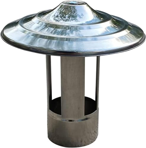 Topfdeckel mit Vogelschutz, Stainless Steel Chimney Cowl and Pot Cap With Bird Guard Multiple Sizes(60mm) von YUEKOPOU