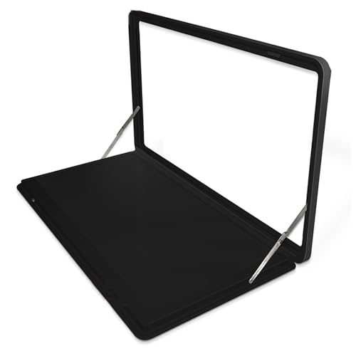 YUEKOPOU Klappbarer Wohnmobiltisch, abschließbarer Wandtisc Folding Wall Mounted Table - Lockable Aluminum Alloy(Svart,60x45cm/23.6x17.7in) von YUEKOPOU