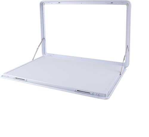 YUEKOPOU Klappbarer Wohnmobiltisch, abschließbarer Wandtisc Lockable Wall-Mounted Folding Table - Adjustable Aluminum Alloy Table for Outdoor and Indoor Use(80x45cm/31.5x17.7in) von YUEKOPOU