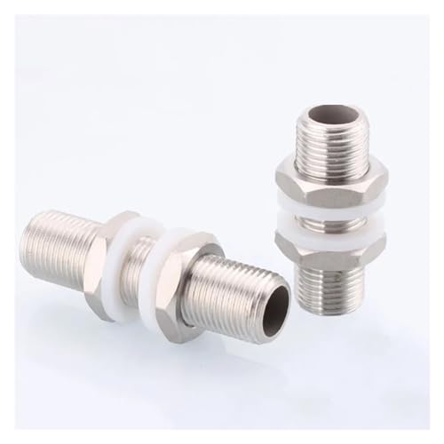 YUEKOPOU Sechskantnippel, Außengewindeanschluss 304 Stainless Steel Hex Nipple Weld Union Male BSP Thread Connector Multiple Sizes(120mm) von YUEKOPOU