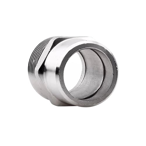 YUEKOPOU Sechskantnippel, Außengewindeanschluss 304 Stainless Steel Hex Nipple Weld Union Male BSP Thread Connector Multiple Sizes(3/4") von YUEKOPOU