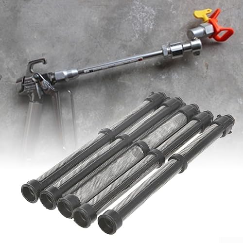 YUEKOPOU Sprühfilter, Edelstahlfilter, Complete Your Airless Sprayer with This Set of 5 Stainless Steel Filters for G Contractor Models(60 mesh) von YUEKOPOU