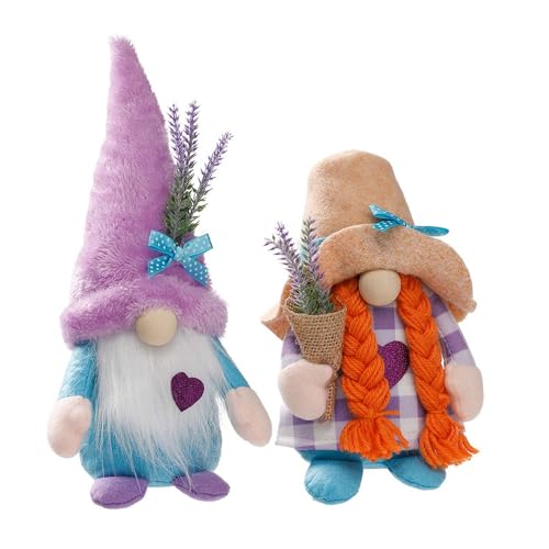 YUEKOPOU Weihnachts-Haarschmuck, Schneemann-Vorhangklammern Christmas Felt GNOME Angel Reindeer Ornaments Multicolor 8.26 Inches Pack of 1 2 3 5 6(2pcs a) von YUEKOPOU