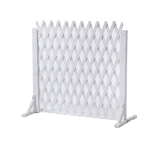 Zaunabdeckung, Holzzaunabdeckung, Wooden Expandable Garden Trellis Fence For Climbing Plants And Partition 160x(85-115)cm(160*115cm) von YUEKOPOU