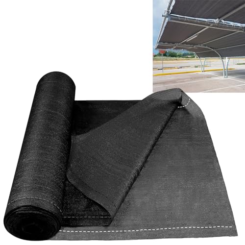 YUENFONG 1,5x10m Schattiergewebe Zaunblende Sichtschutz, Sonnenschutz Windschutz aus HDPE 150 g/m², Tennisblende mit Kabelbinder Wetterfest, für Zaun & Balkongeländer, Anthrazit YUENFONG 1,5x10m Schattiergewebe Zaunblende Sichtschutz, Sonnenschutz Windschutz aus HDPE 150 g/m², Tennisblende mit Kabelbinder Wetterfest, für Zaun & Balkongeländer, Anthrazit von YUENFONG