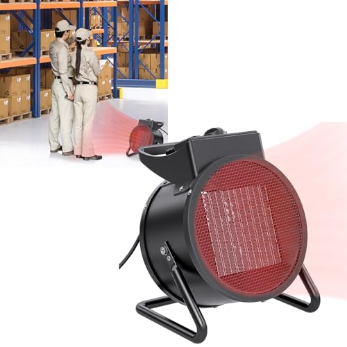 YUENFONG 3000W Heizlüfter Keramik Elektroheizer mit PTC Heizelement, Elektroheizgebläse Überhitzungsschutz 3 Stufen Heizgerät, für Bauheizer Werkstatt Garage Wohnzimmer von YUENFONG