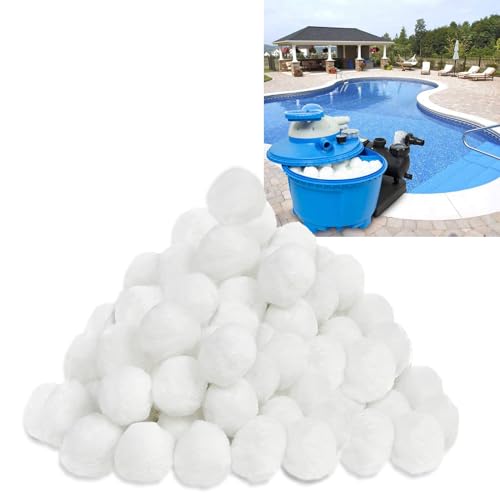 YUENFONG Filterbälle Pool für sandfilteranlagen, Filter Balls für sandfilterpumpe Schwimmbad Aquarium, 1400g von YUENFONG