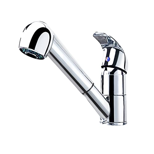 YUENFONG Wasserhahn Bad Küchen Armatur Wasserfall Waschtischarmatur Moderne Einhebelmischer Mischbatterie für Badezimmer Waschtisch (Type H) von YUENFONG