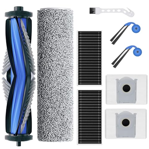 YUENGJGI Zubehörset für ECOVAC S DEEBOT X9 Pro/X9 Pro Omni, 1 Gummi-Hauptbürste,2 Filters,1 Wischwalze,2 Seitenbürsten,2 Staubbeutel,1 Cleaning Brush YUENGJGI Zubehörset für ECOVAC S DEEBOT X9 Pro/X9 Pro Omni, 1 Gummi-Hauptbürste,2 Filters,1 Wischwalze,2 Seitenbürsten,2 Staubbeutel,1 Cleaning Brush von YUENGJGI
