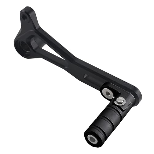 YUERBNC Aluminium Verstellbarer Klappschalthebel Schalthebel Pedalhebel Passend for 821 SuperSport 950 /S 1200R/S Motorrad(SLIVER) von YUERBNC